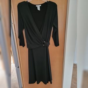 Dress Barn Wrap Dress Size 10/12